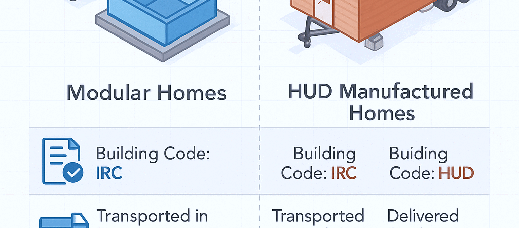 Manufactured Modular Home vs. Manufactured HUD Home: Know the Difference