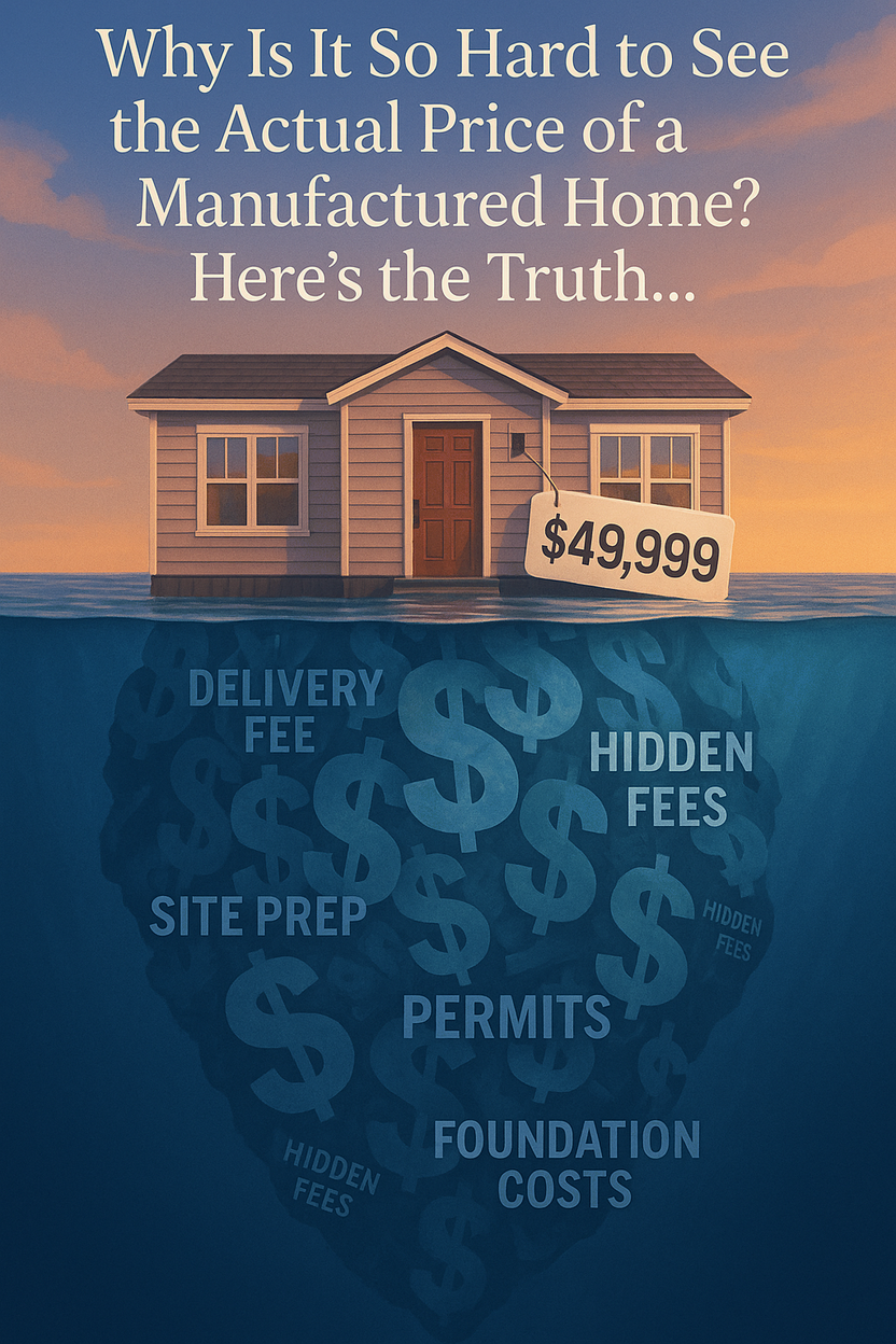 Why Is It So Hard to See the Actual Price of a Manufactured Home? Here’s the Truth…