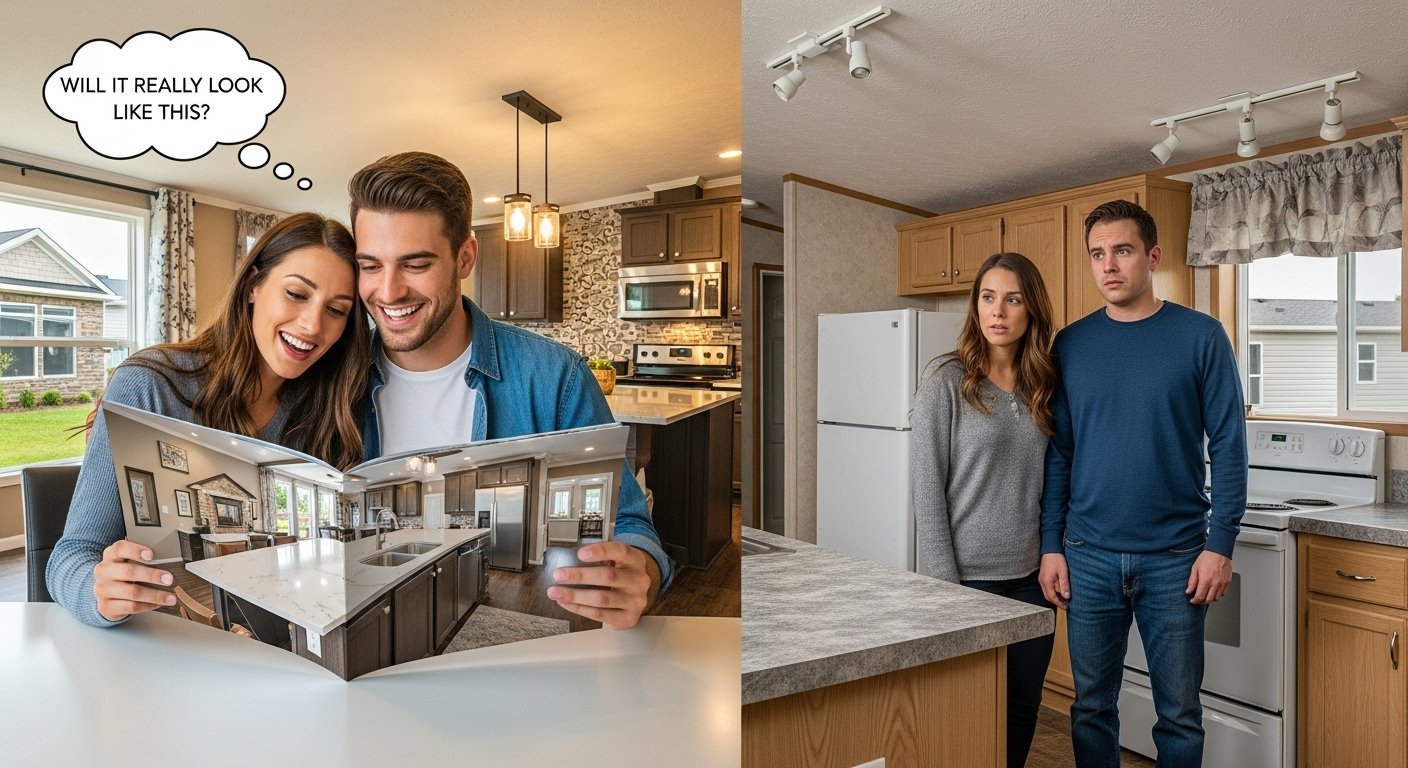 “Anxiety about Final Look — ‘Will my home really look like the brochure? I’m not so sure.’”